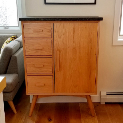 mid century modern hardwood furniture